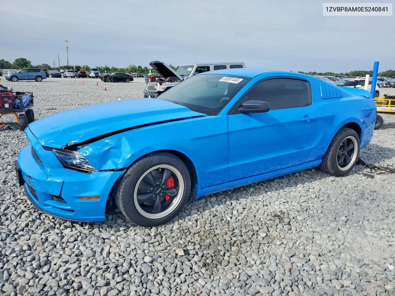 2014 Ford Mustang VIN: 1ZVBP8AM0E5240841 Lot: 55397446