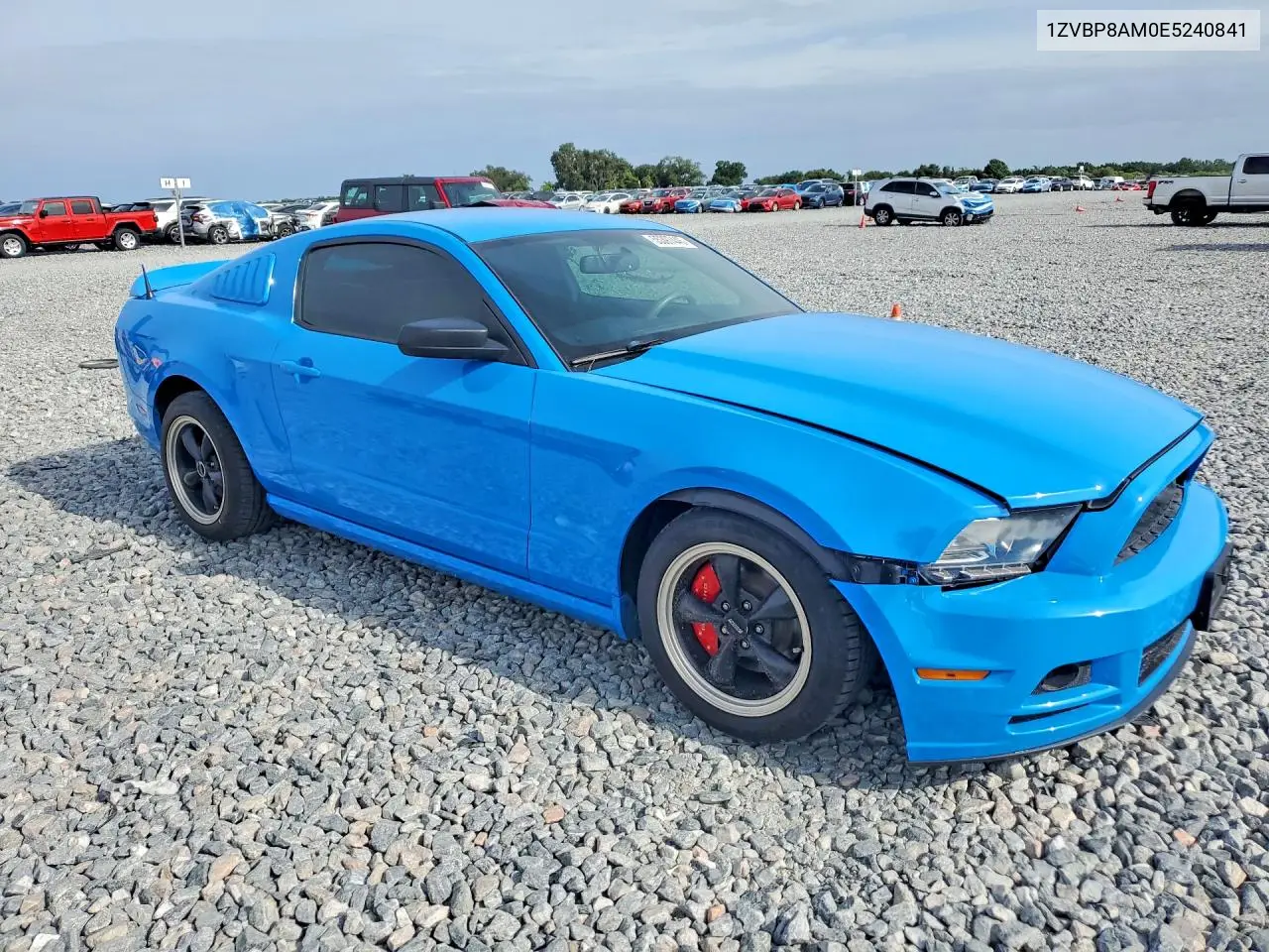 2014 Ford Mustang VIN: 1ZVBP8AM0E5240841 Lot: 55397446