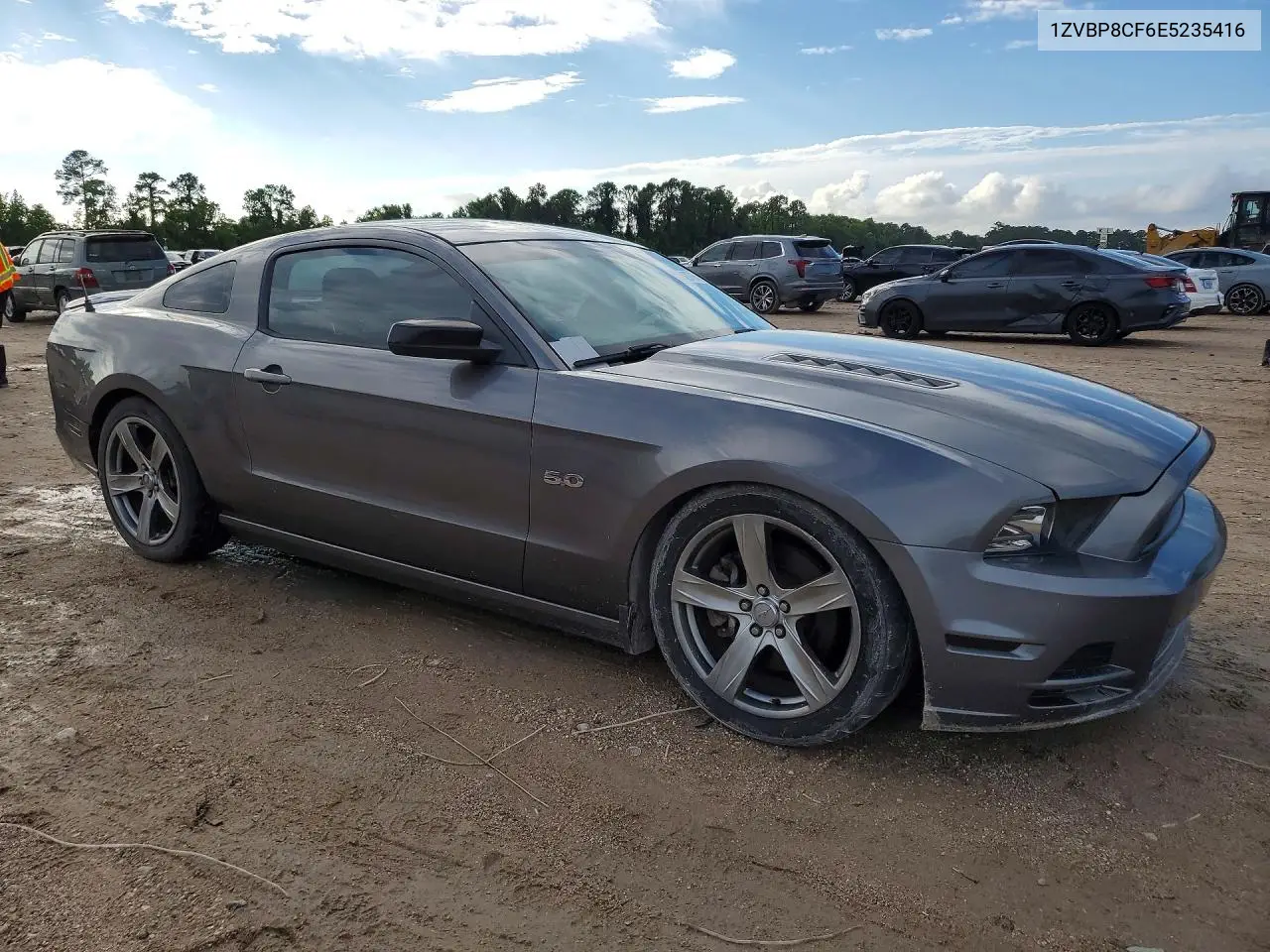 2014 Ford Mustang Gt VIN: 1ZVBP8CF6E5235416 Lot: 57529786