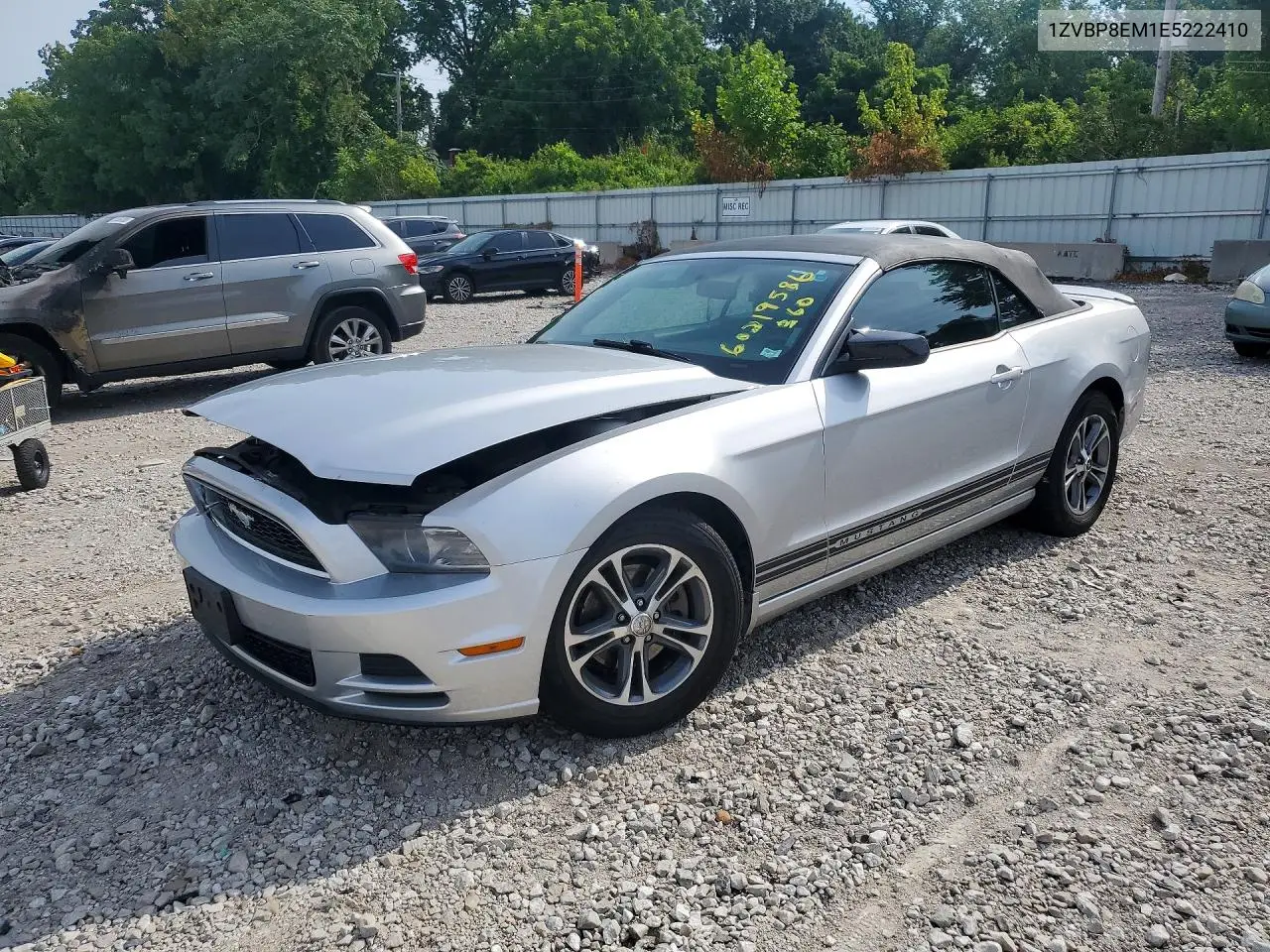2014 Ford Mustang VIN: 1ZVBP8EM1E5222410 Lot: 60219586