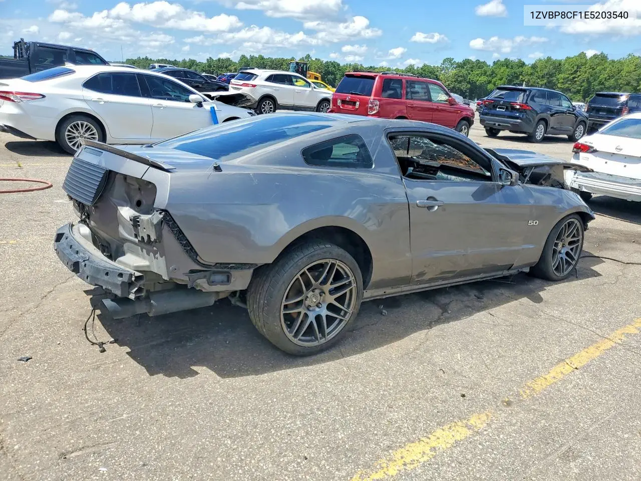 2014 Ford Mustang Gt VIN: 1ZVBP8CF1E5203540 Lot: 61348476