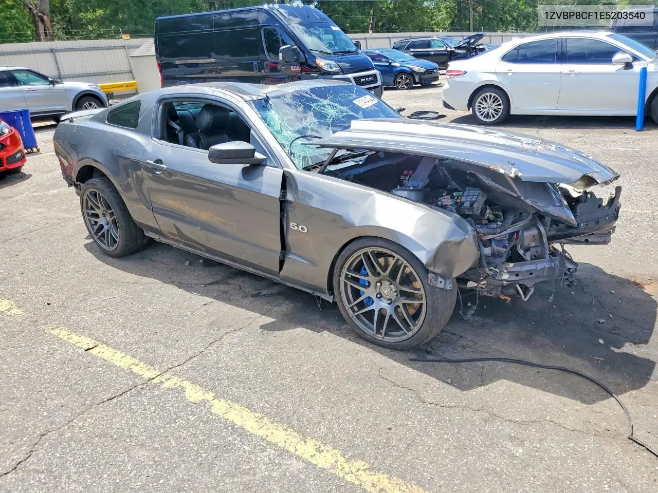 2014 Ford Mustang Gt VIN: 1ZVBP8CF1E5203540 Lot: 61348476