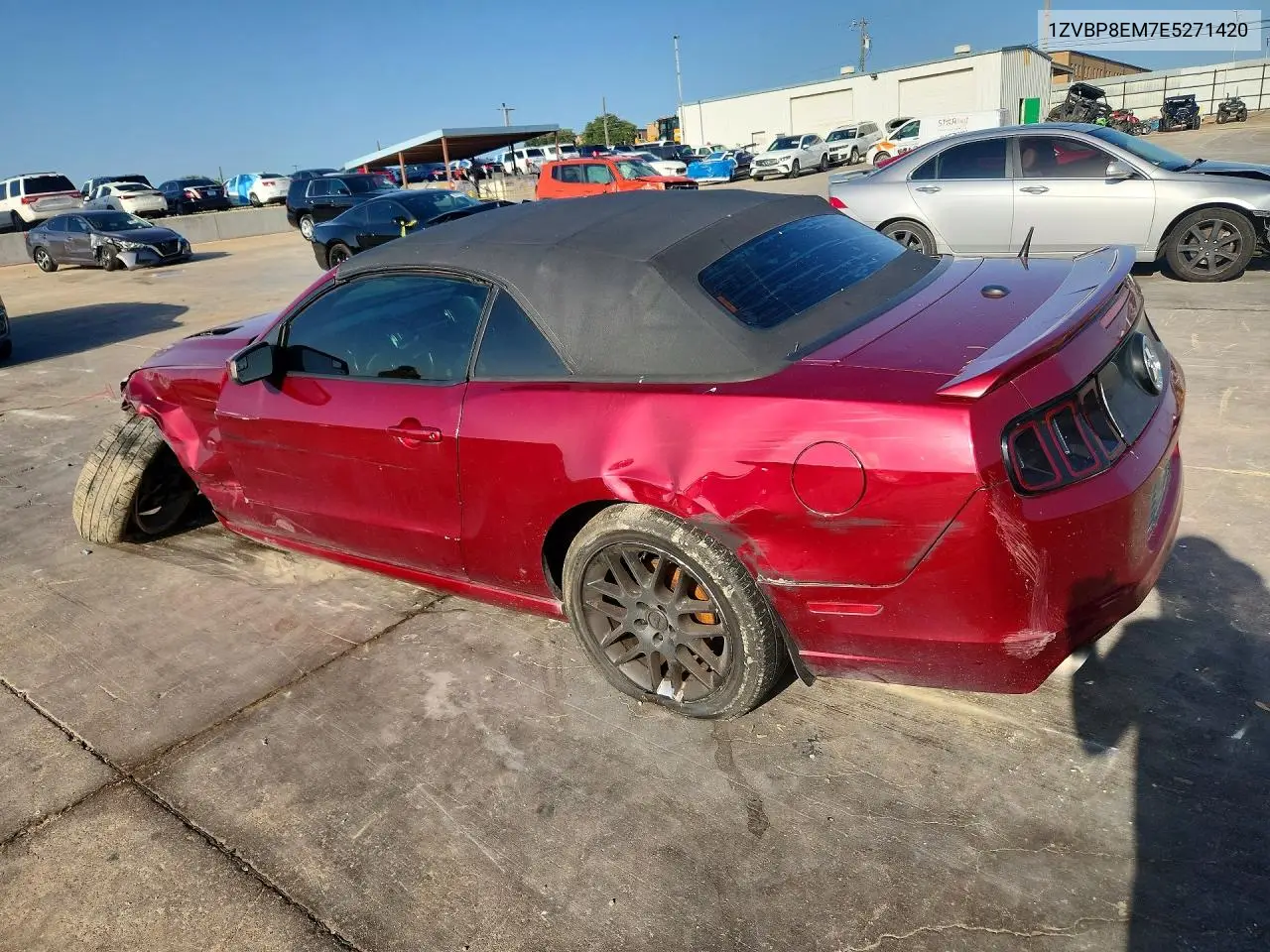 2014 Ford Mustang VIN: 1ZVBP8EM7E5271420 Lot: 61419606