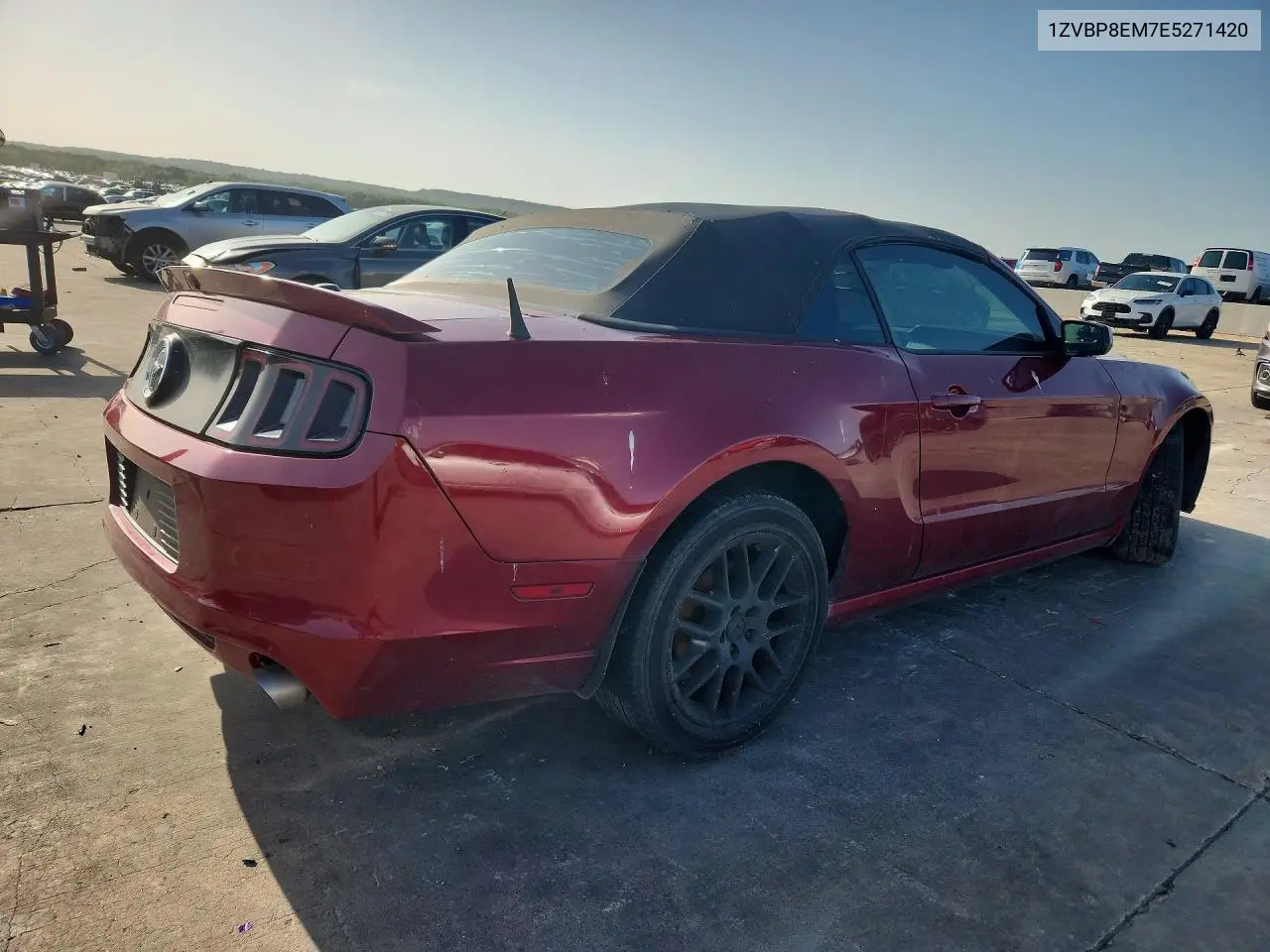2014 Ford Mustang VIN: 1ZVBP8EM7E5271420 Lot: 61419606