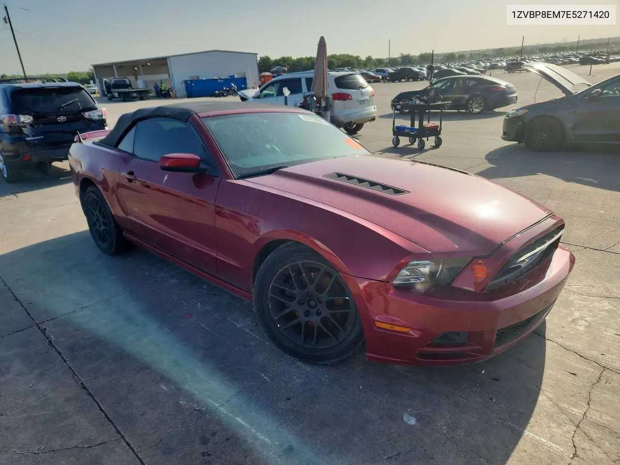 2014 Ford Mustang VIN: 1ZVBP8EM7E5271420 Lot: 61419606
