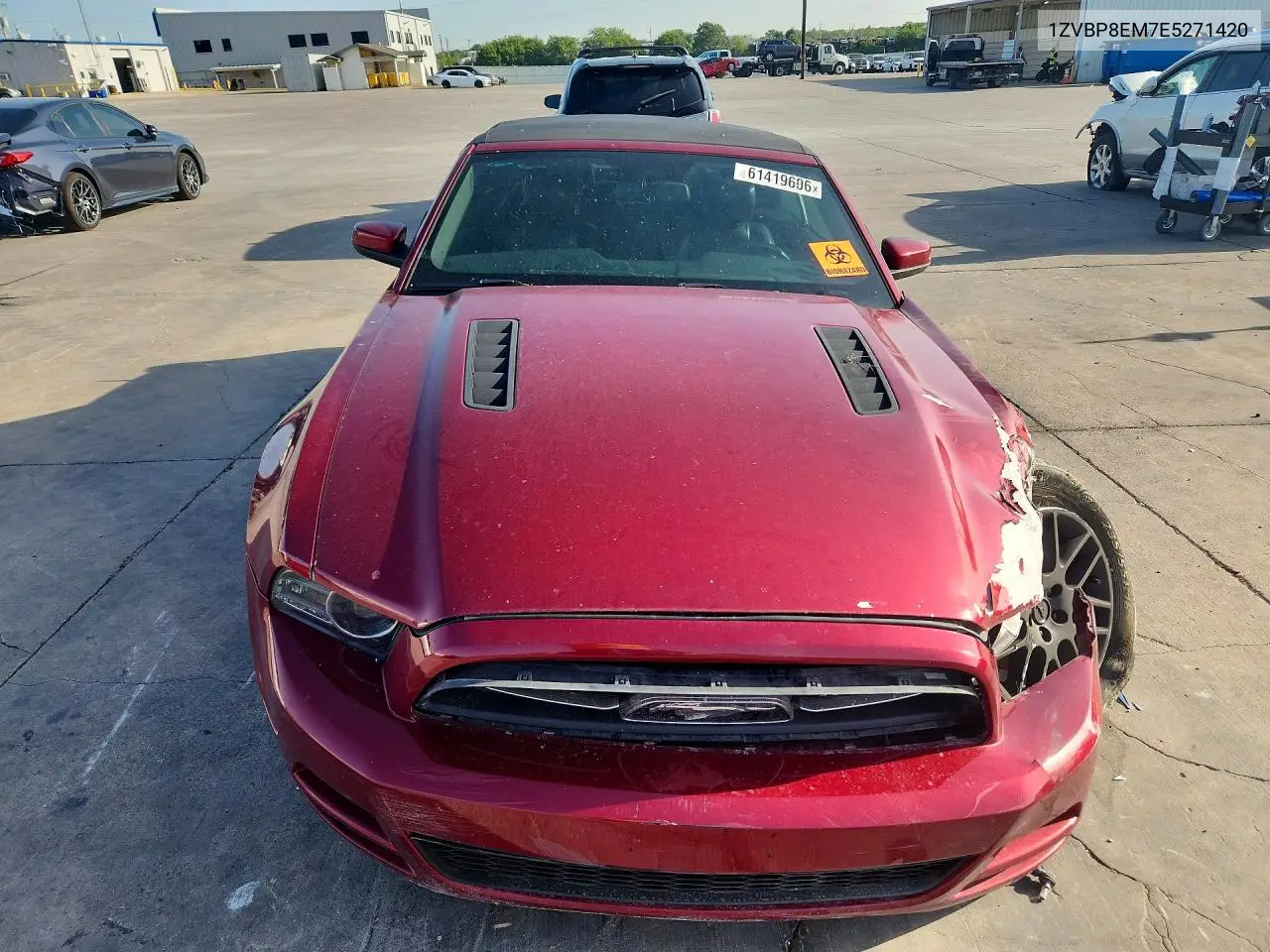 2014 Ford Mustang VIN: 1ZVBP8EM7E5271420 Lot: 61419606