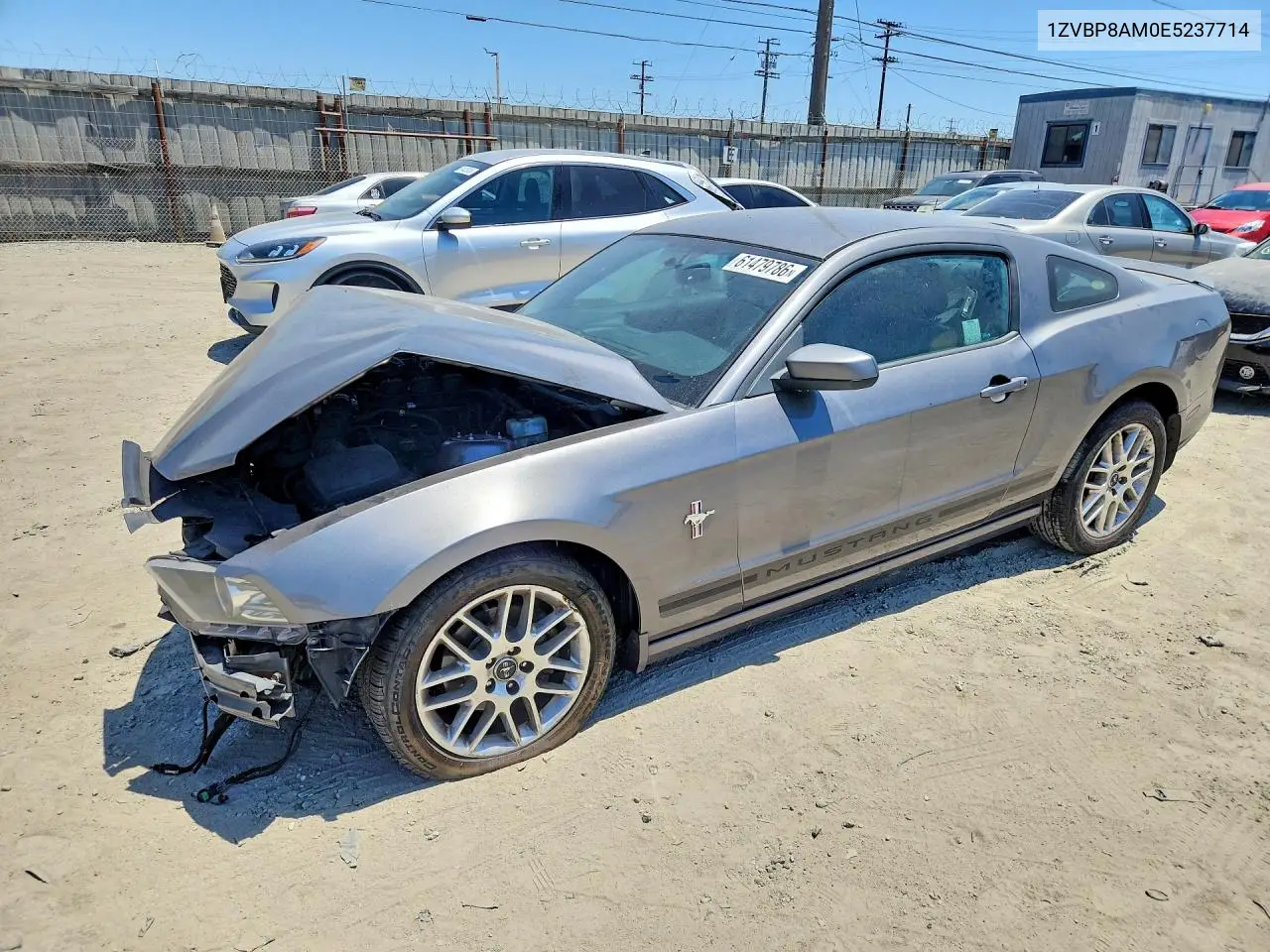 2014 Ford Mustang VIN: 1ZVBP8AM0E5237714 Lot: 61479786