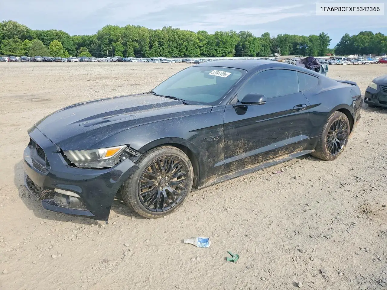 2015 Ford Mustang Gt VIN: 1FA6P8CFXF5342366 Lot: 57847496
