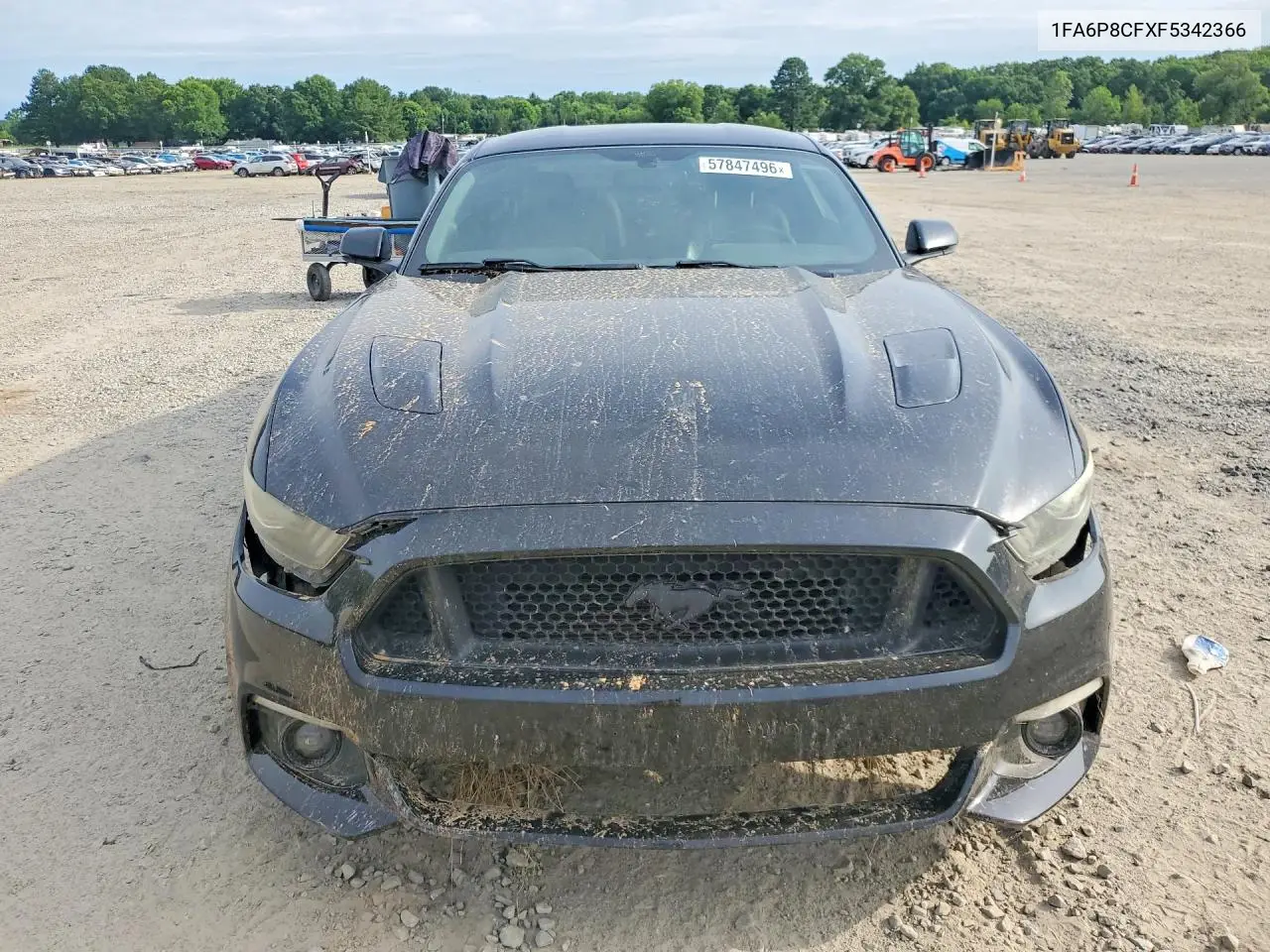 2015 Ford Mustang Gt VIN: 1FA6P8CFXF5342366 Lot: 57847496
