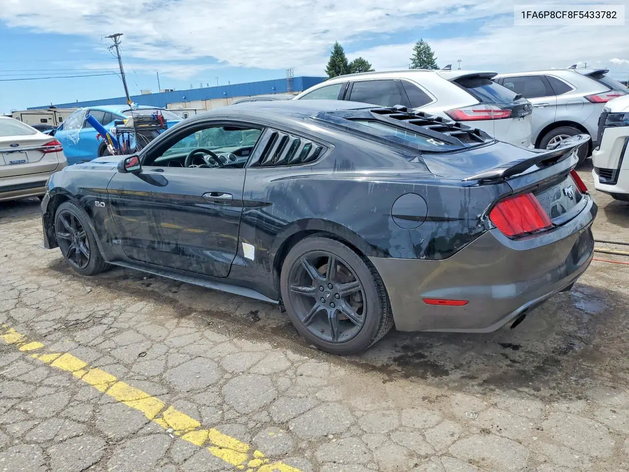 2015 Ford Mustang Gt VIN: 1FA6P8CF8F5433782 Lot: 58449636