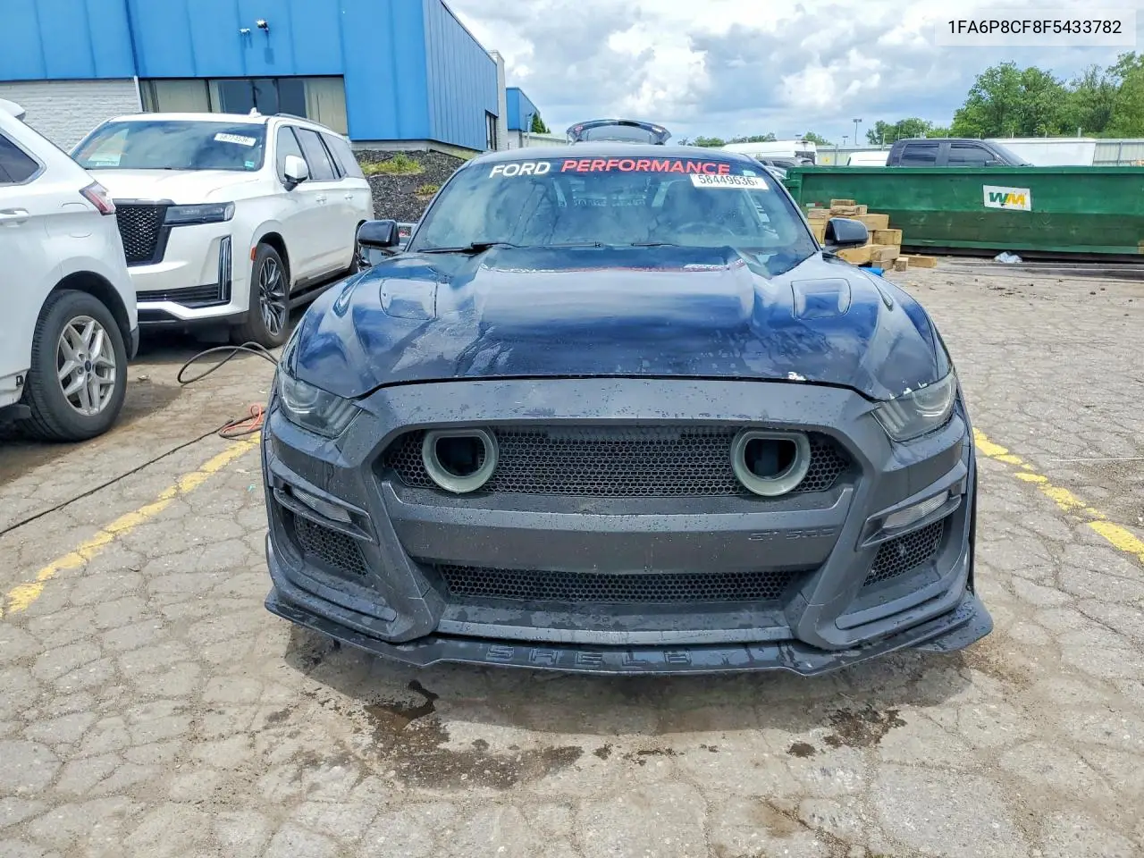 2015 Ford Mustang Gt VIN: 1FA6P8CF8F5433782 Lot: 58449636