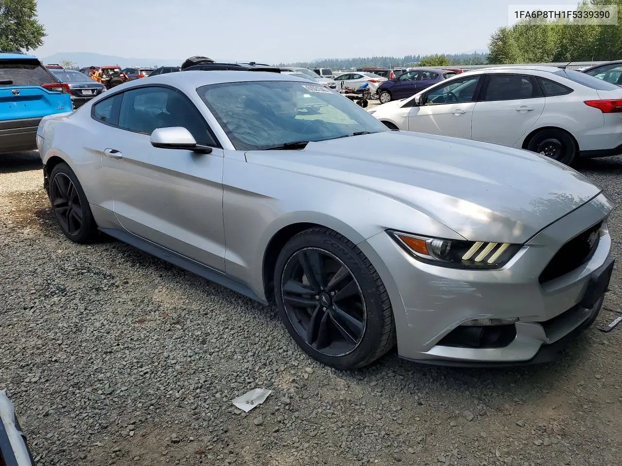 2015 Ford Mustang VIN: 1FA6P8TH1F5339390 Lot: 61021546