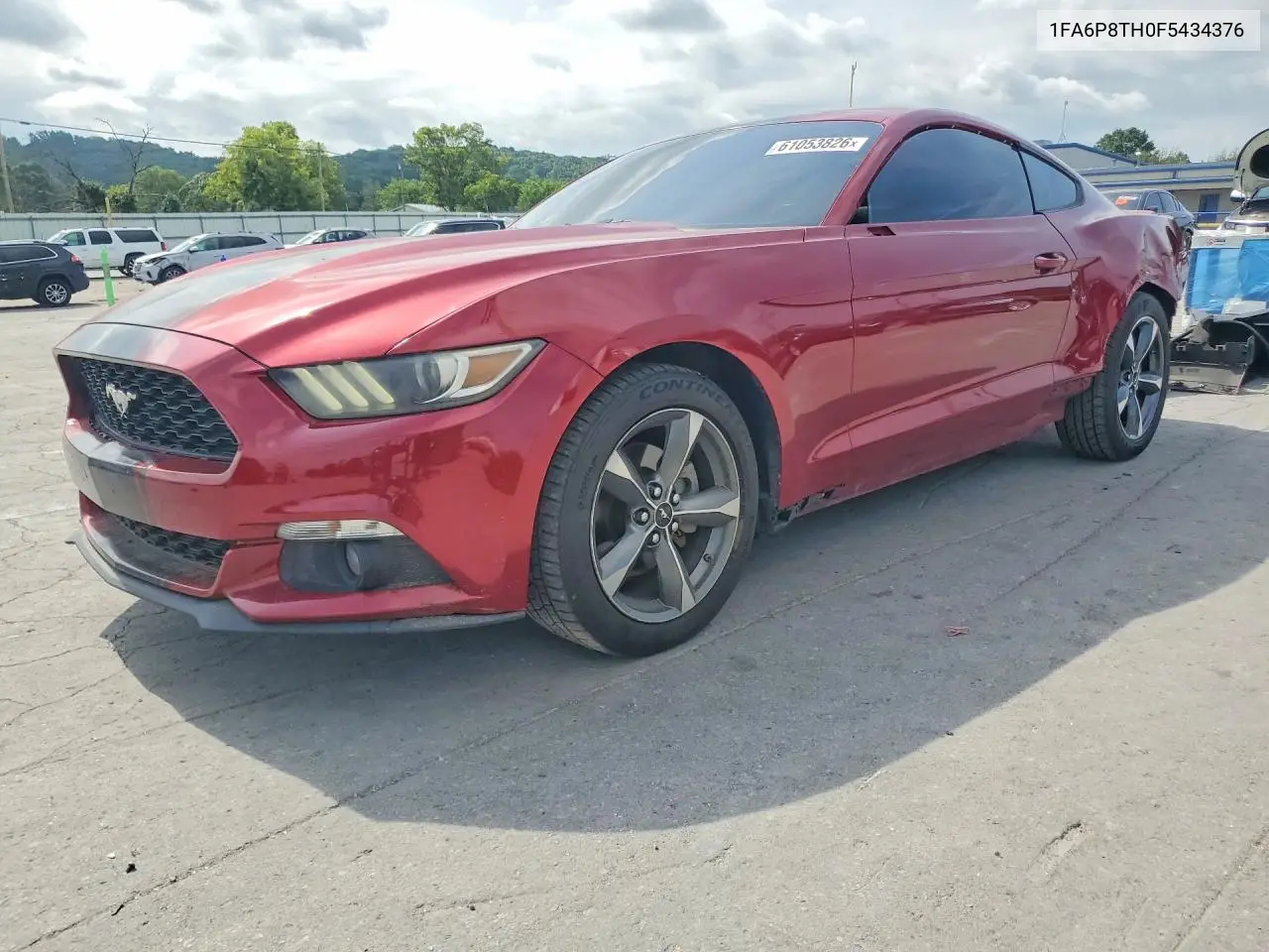 2015 Ford Mustang VIN: 1FA6P8TH0F5434376 Lot: 61053826