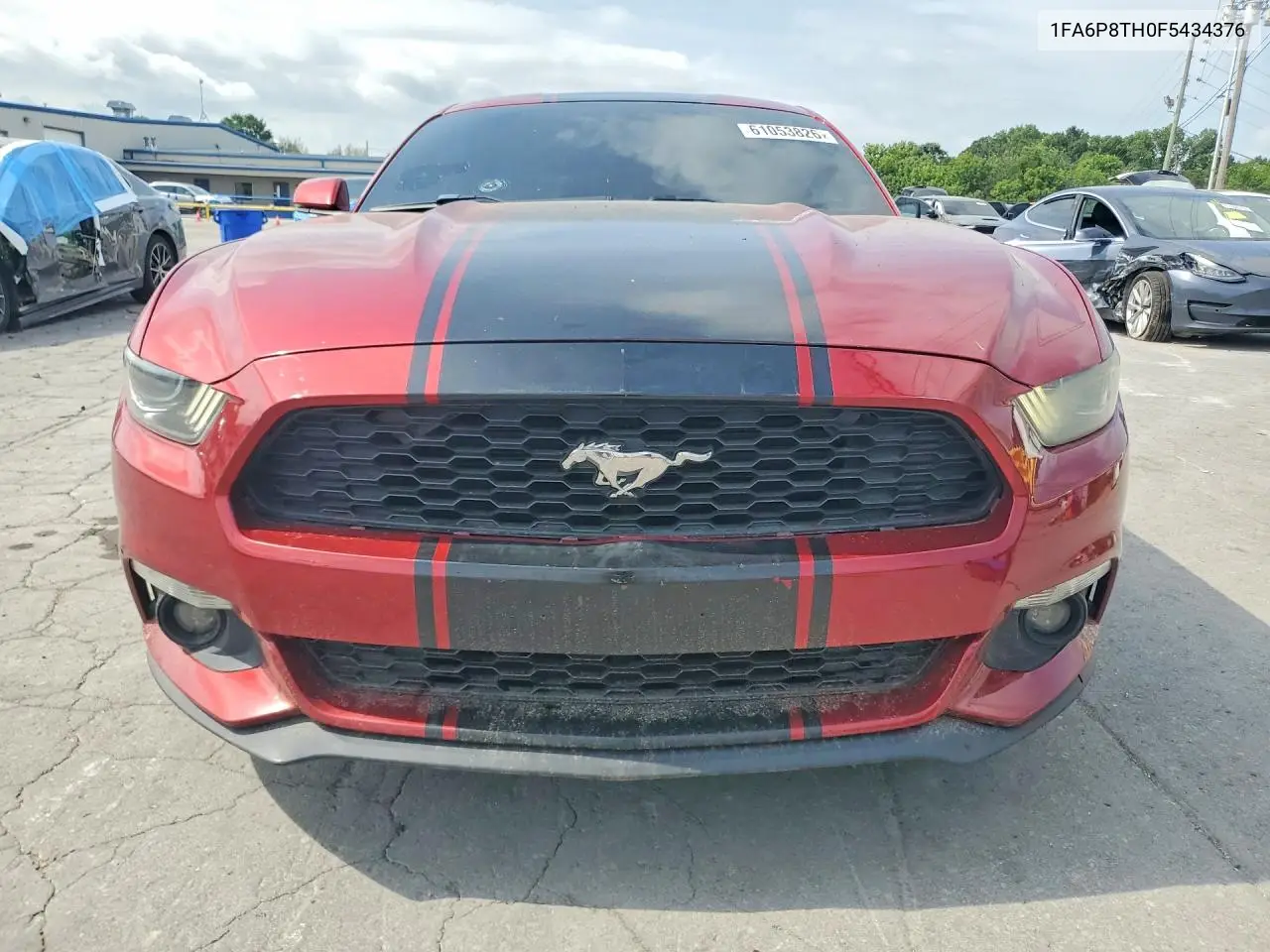 2015 Ford Mustang VIN: 1FA6P8TH0F5434376 Lot: 61053826