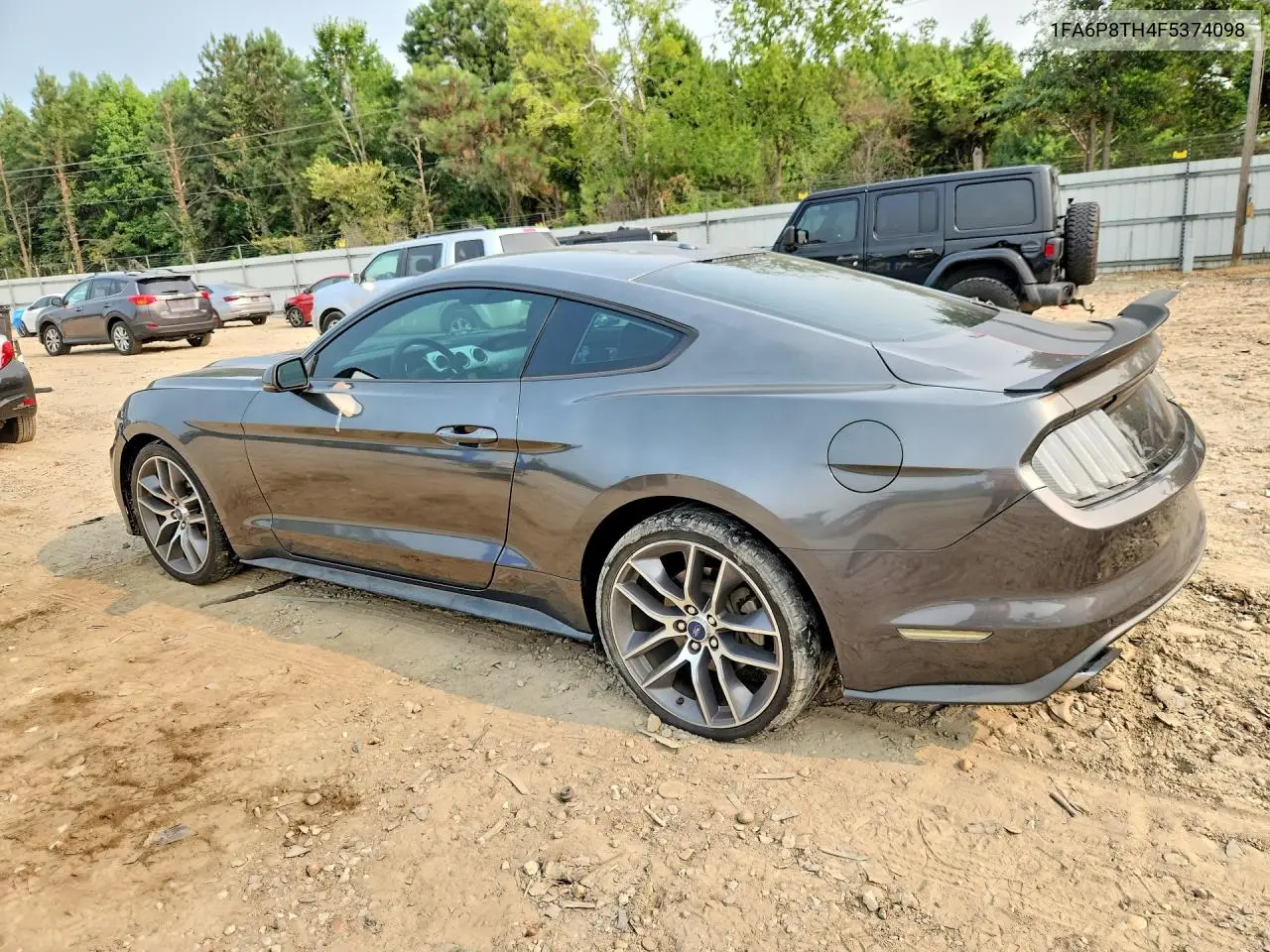 2015 Ford Mustang VIN: 1FA6P8TH4F5374098 Lot: 61091156