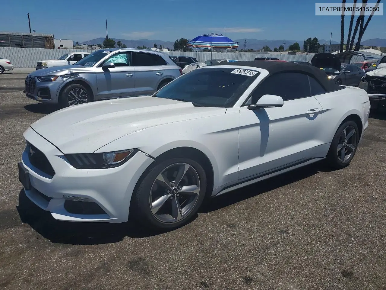 2015 Ford Mustang VIN: 1FATP8EM0F5415050 Lot: 61092916
