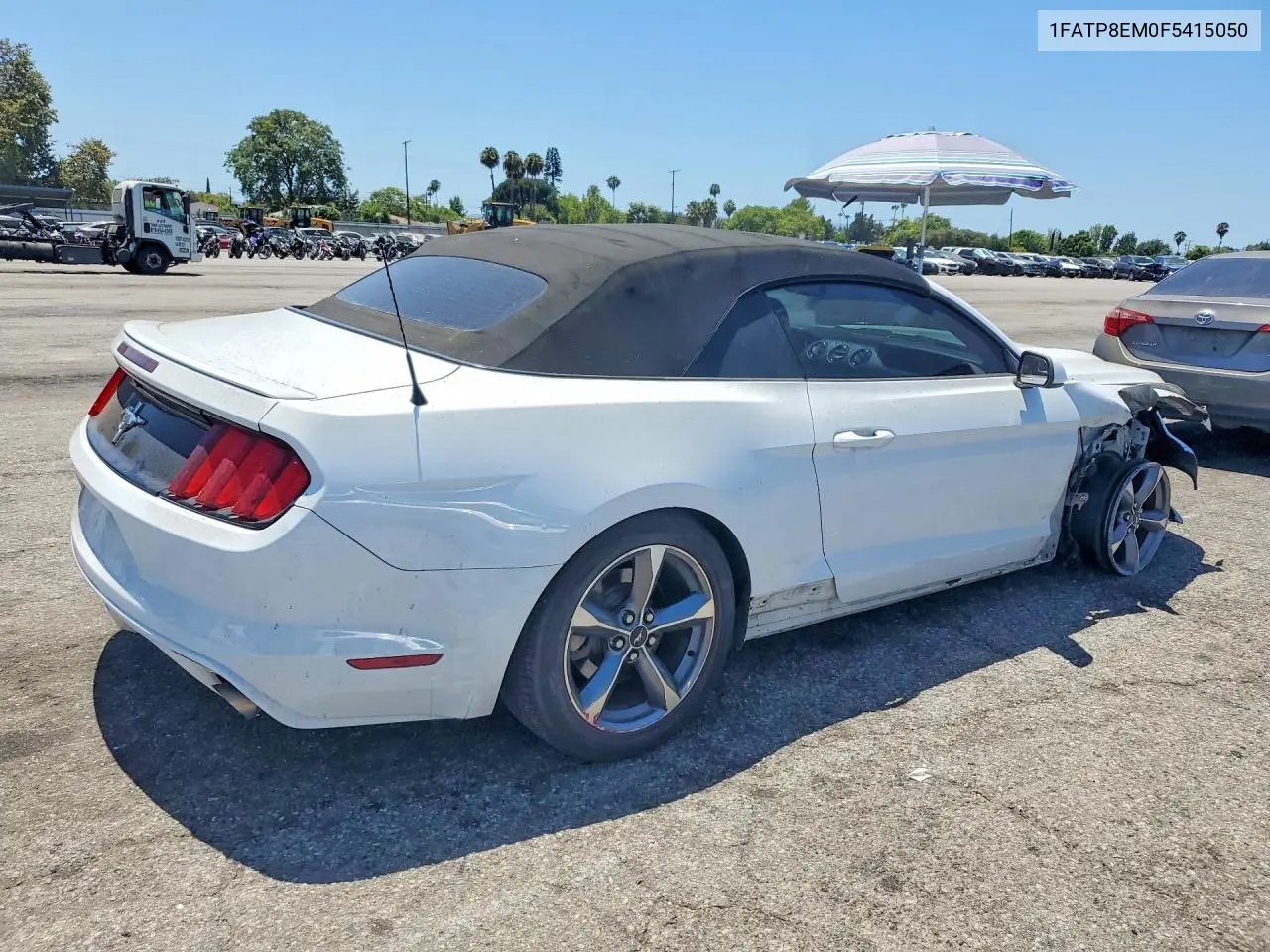2015 Ford Mustang VIN: 1FATP8EM0F5415050 Lot: 61092916