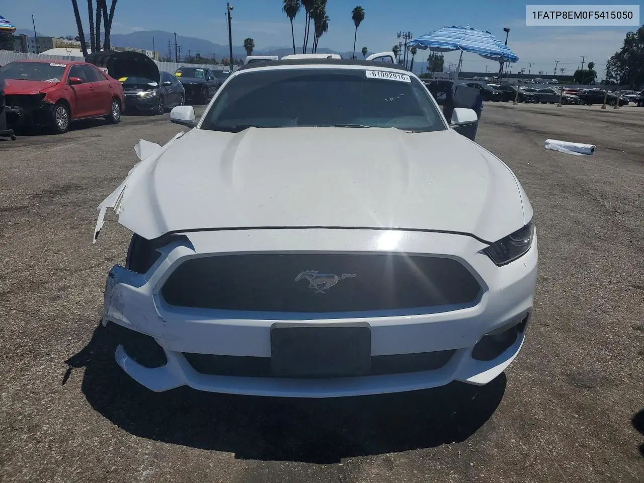 2015 Ford Mustang VIN: 1FATP8EM0F5415050 Lot: 61092916