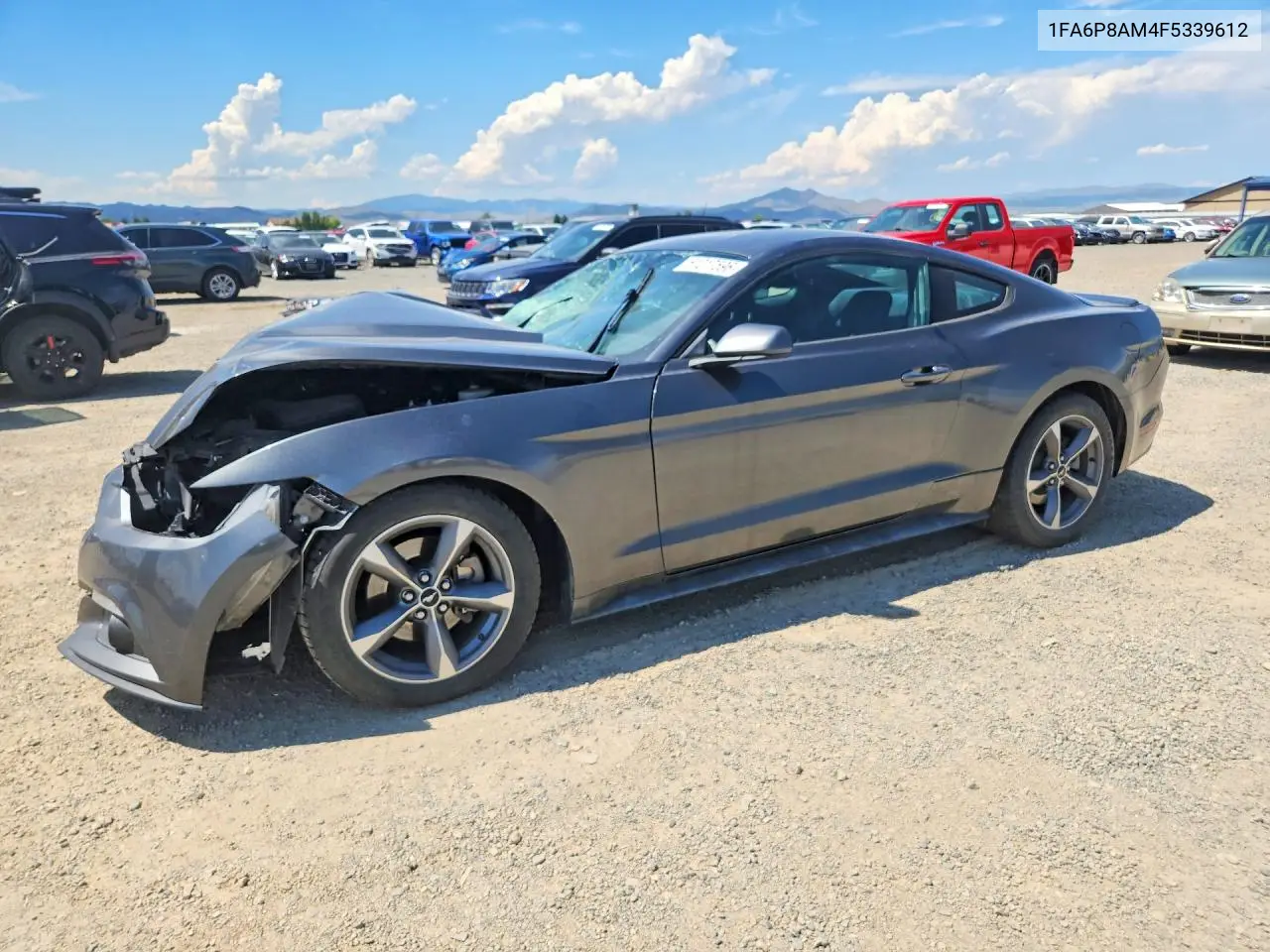 2015 Ford Mustang VIN: 1FA6P8AM4F5339612 Lot: 61217596