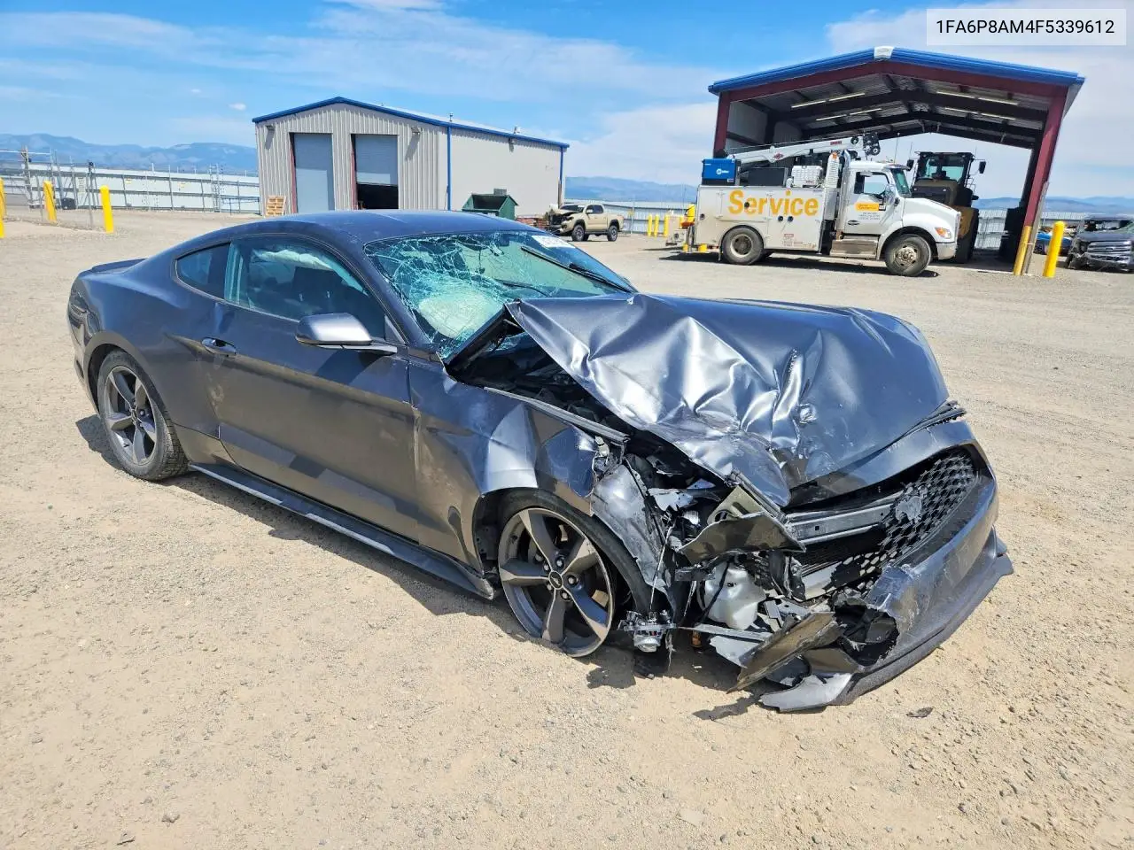2015 Ford Mustang VIN: 1FA6P8AM4F5339612 Lot: 61217596