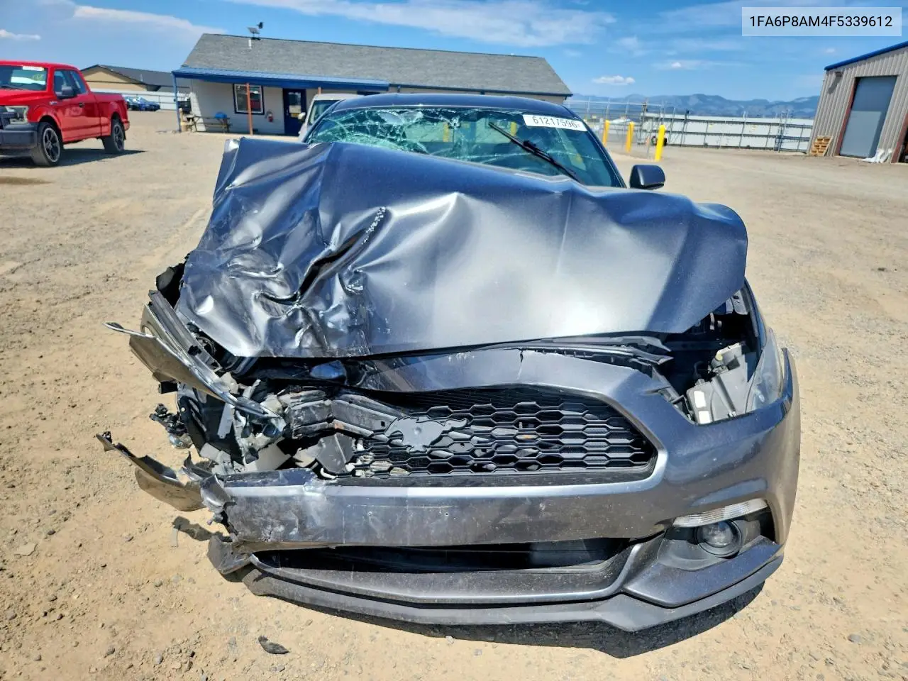 2015 Ford Mustang VIN: 1FA6P8AM4F5339612 Lot: 61217596