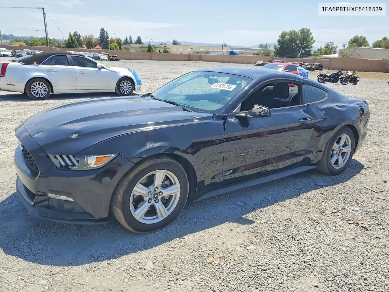 2015 Ford Mustang VIN: 1FA6P8THXF5418539 Lot: 61621736