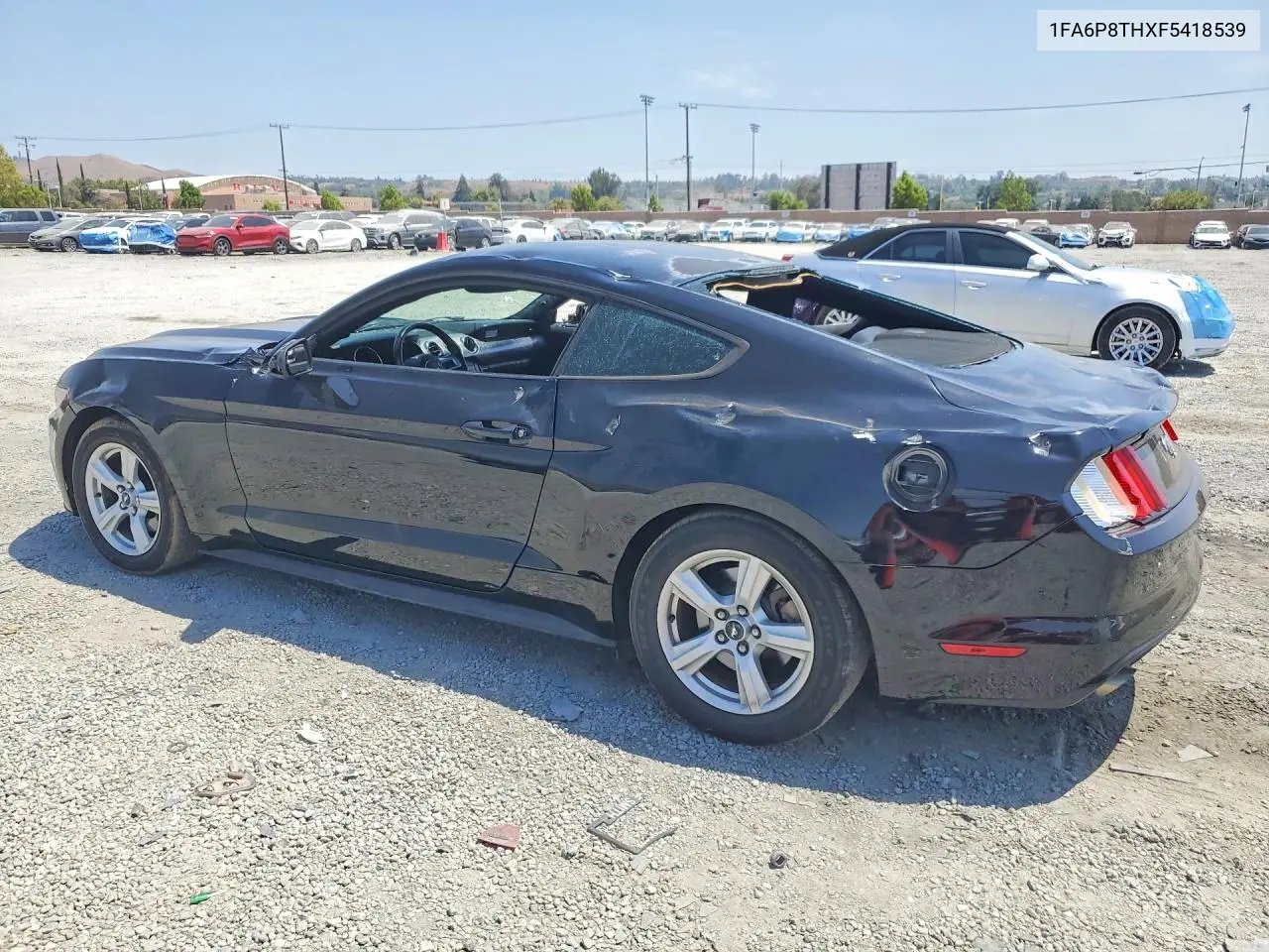2015 Ford Mustang VIN: 1FA6P8THXF5418539 Lot: 61621736