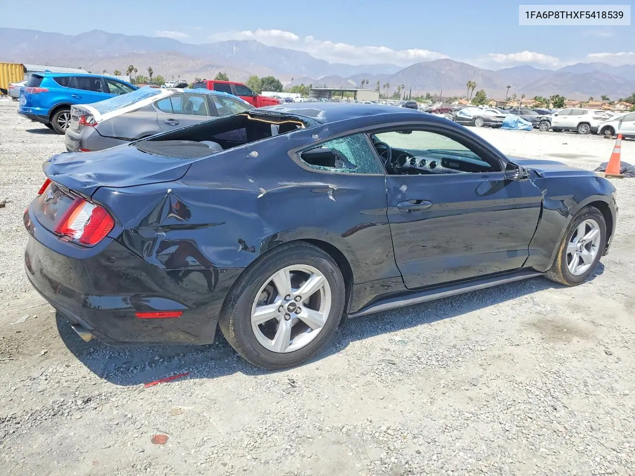 2015 Ford Mustang VIN: 1FA6P8THXF5418539 Lot: 61621736