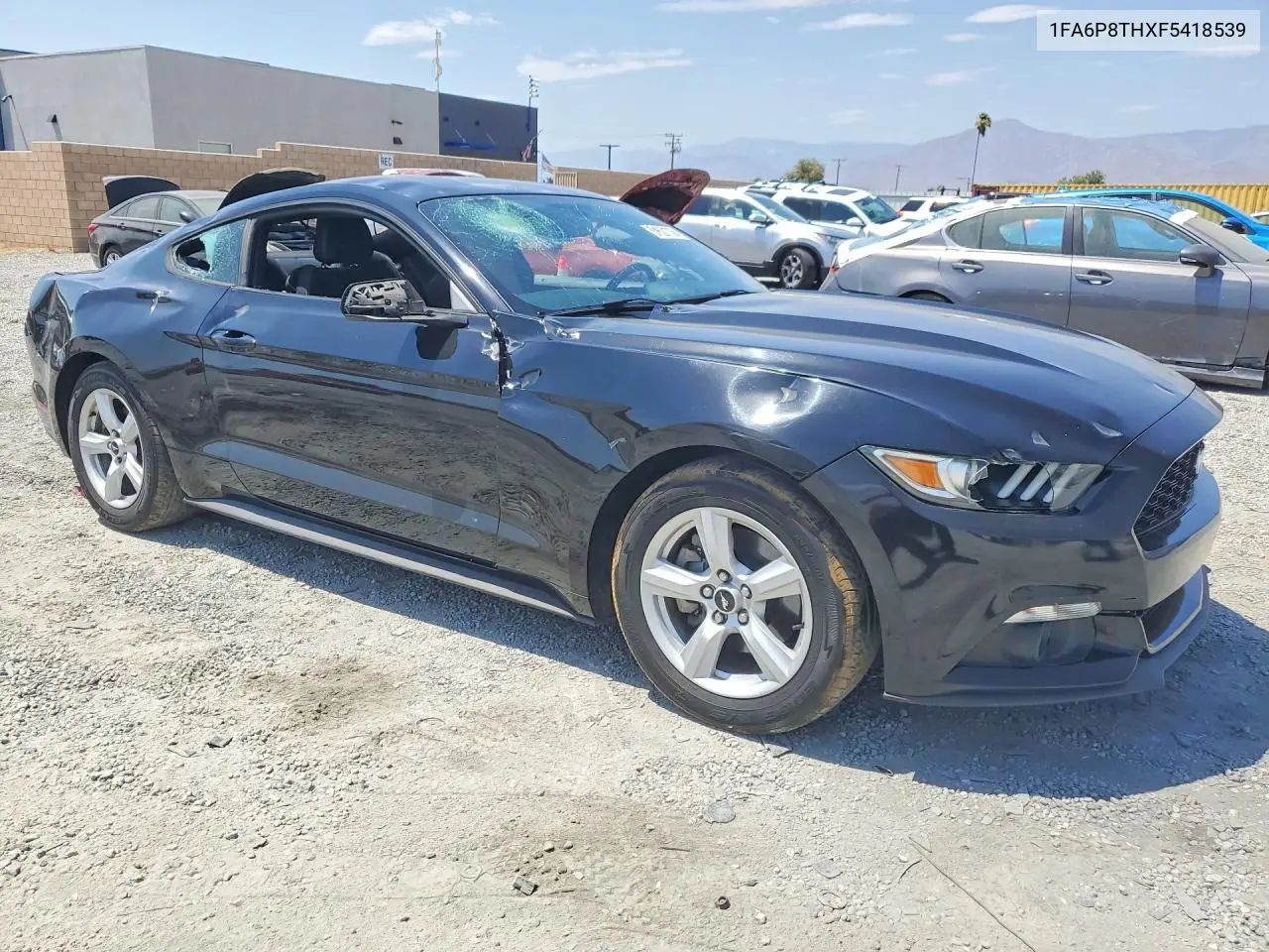 2015 Ford Mustang VIN: 1FA6P8THXF5418539 Lot: 61621736