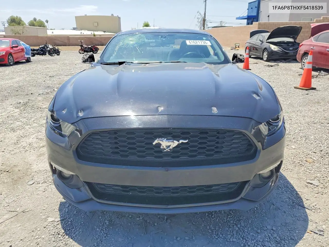 2015 Ford Mustang VIN: 1FA6P8THXF5418539 Lot: 61621736