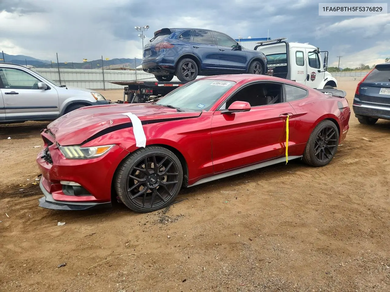 2015 Ford Mustang VIN: 1FA6P8TH5F5376829 Lot: 62064106