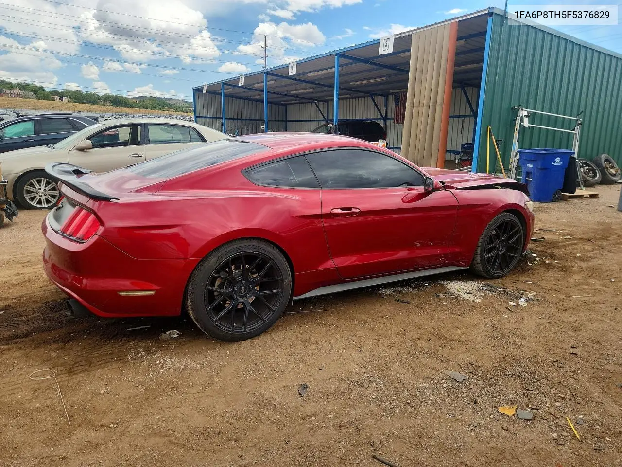 2015 Ford Mustang VIN: 1FA6P8TH5F5376829 Lot: 62064106