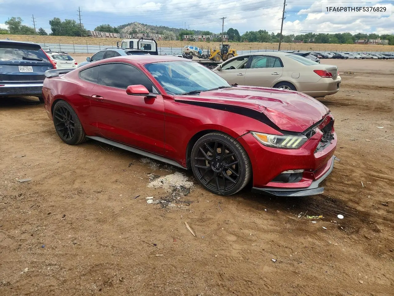 2015 Ford Mustang VIN: 1FA6P8TH5F5376829 Lot: 62064106