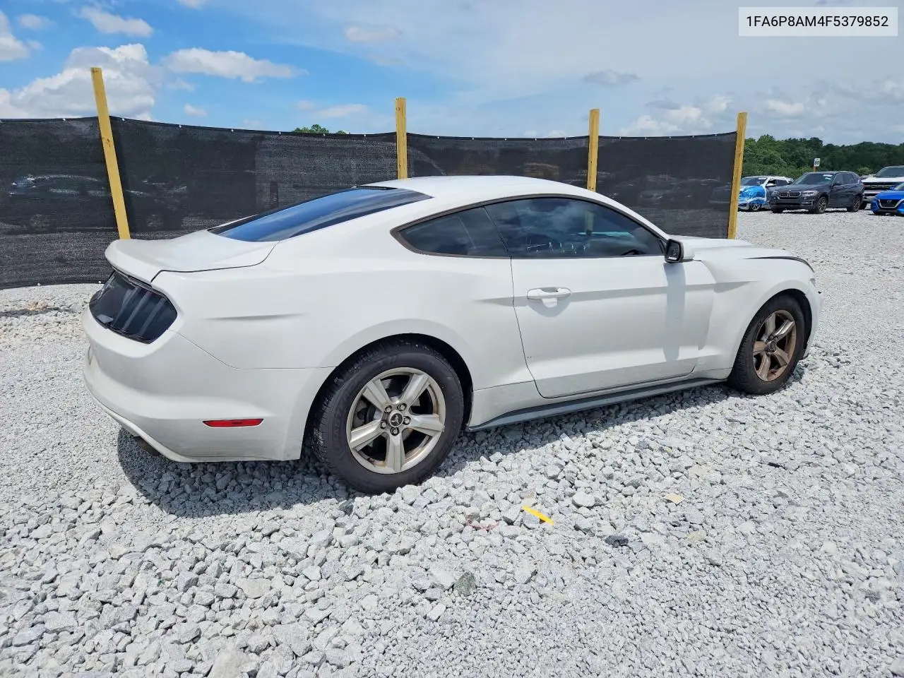 2015 Ford Mustang VIN: 1FA6P8AM4F5379852 Lot: 62229446