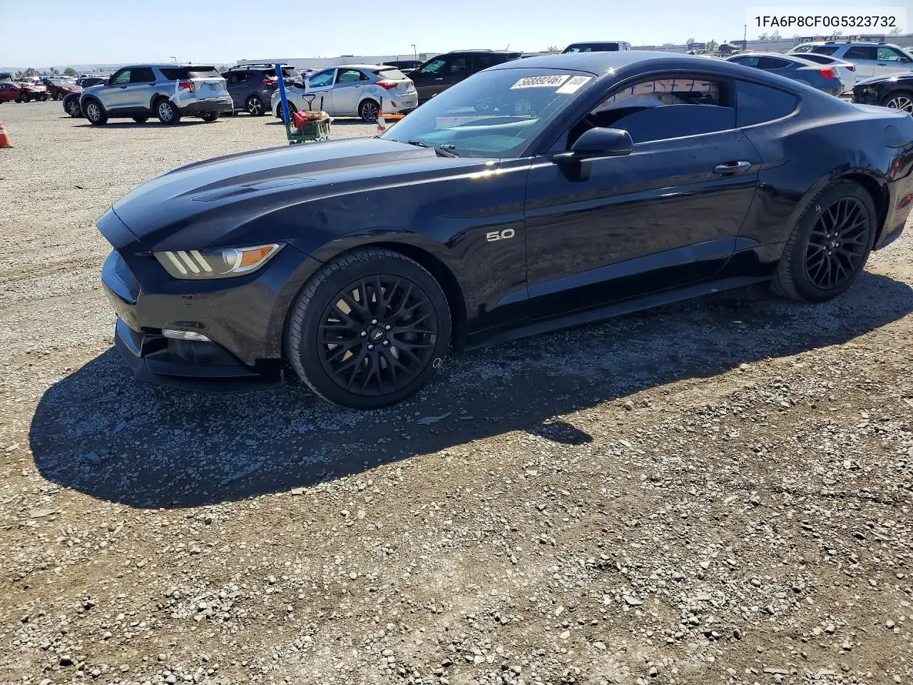 2016 Ford Mustang Gt VIN: 1FA6P8CF0G5323732 Lot: 56889246