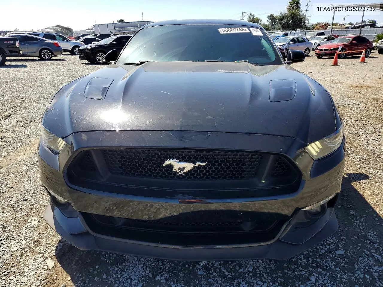 2016 Ford Mustang Gt VIN: 1FA6P8CF0G5323732 Lot: 56889246