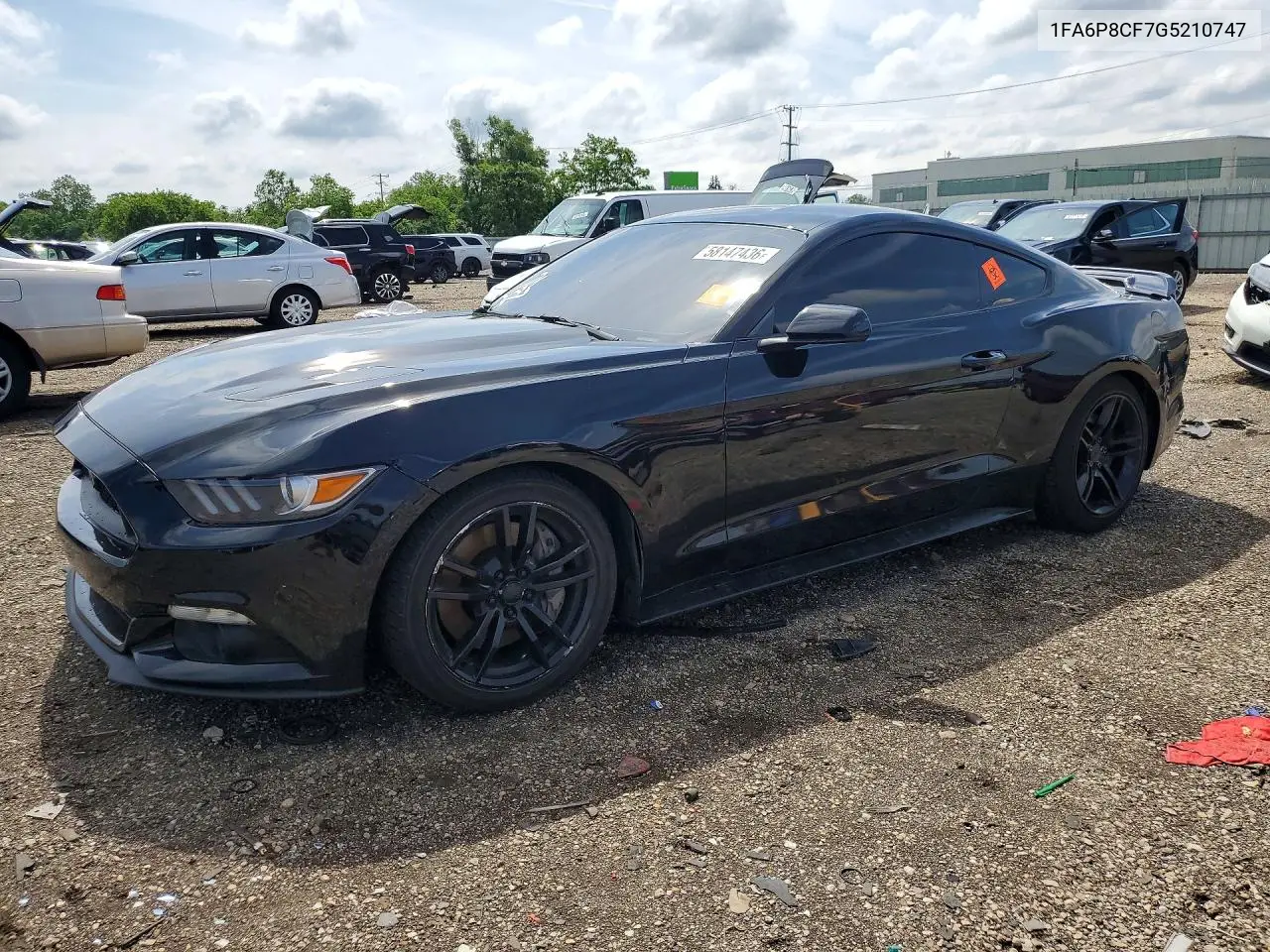 2016 Ford Mustang Gt VIN: 1FA6P8CF7G5210747 Lot: 58147436