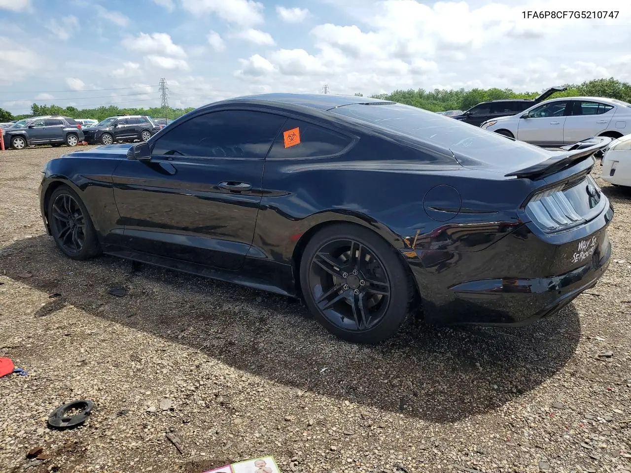 2016 Ford Mustang Gt VIN: 1FA6P8CF7G5210747 Lot: 58147436