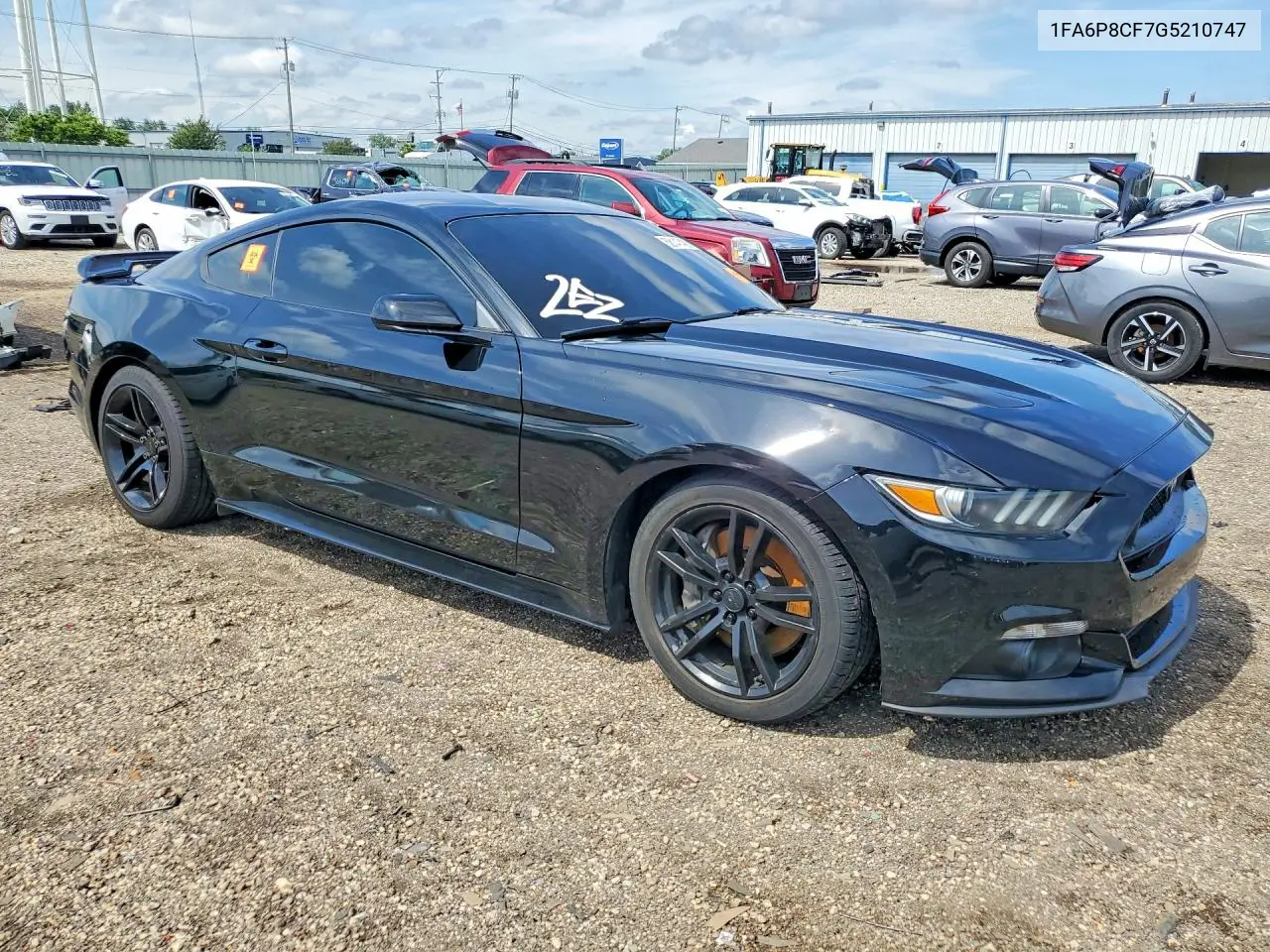 2016 Ford Mustang Gt VIN: 1FA6P8CF7G5210747 Lot: 58147436