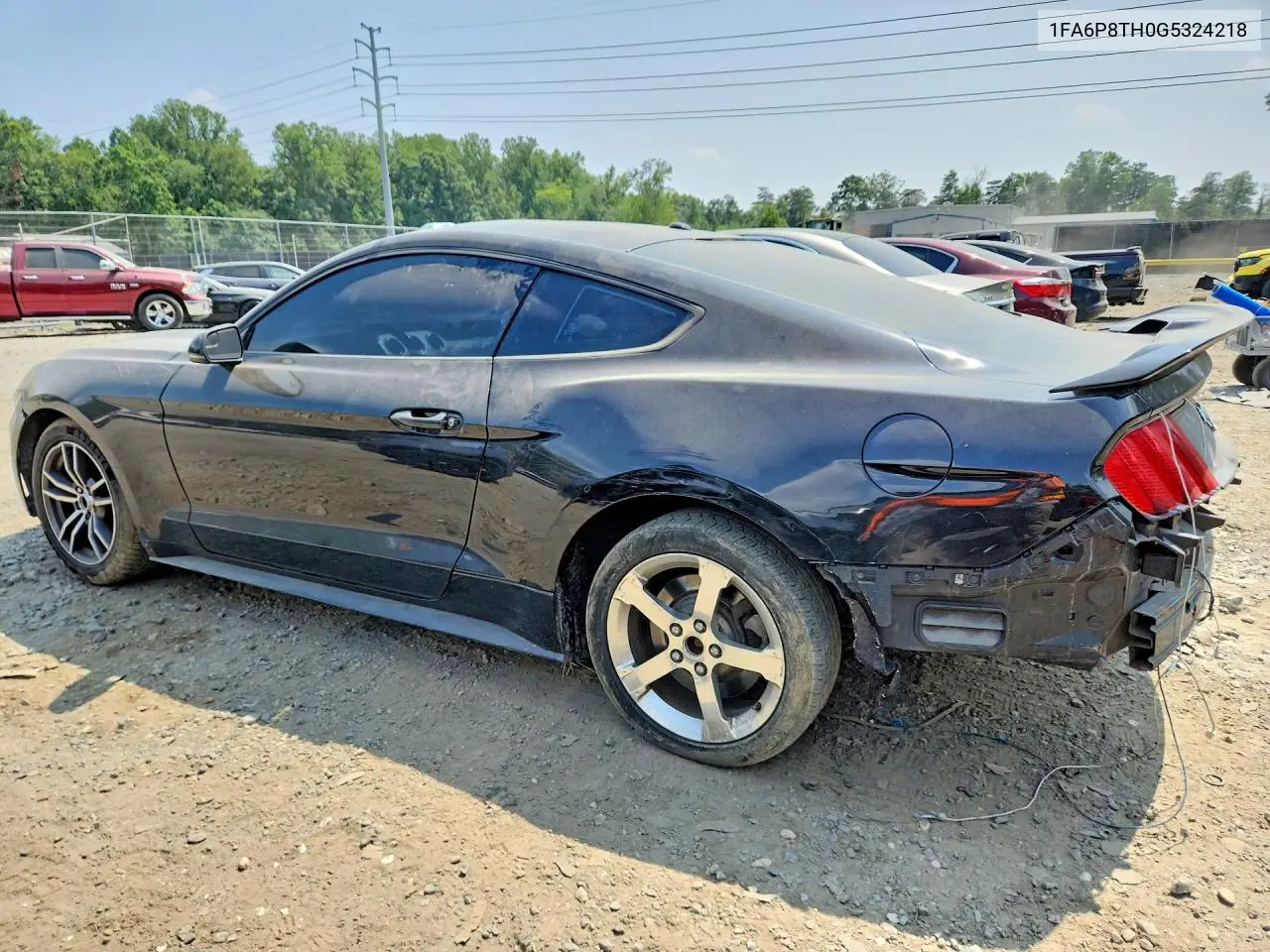 2016 Ford Mustang VIN: 1FA6P8TH0G5324218 Lot: 59406346