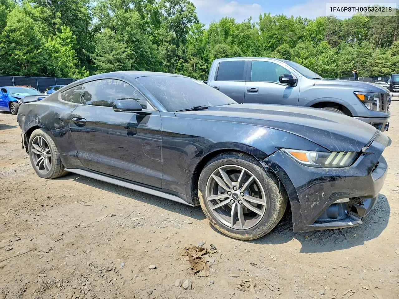 2016 Ford Mustang VIN: 1FA6P8TH0G5324218 Lot: 59406346