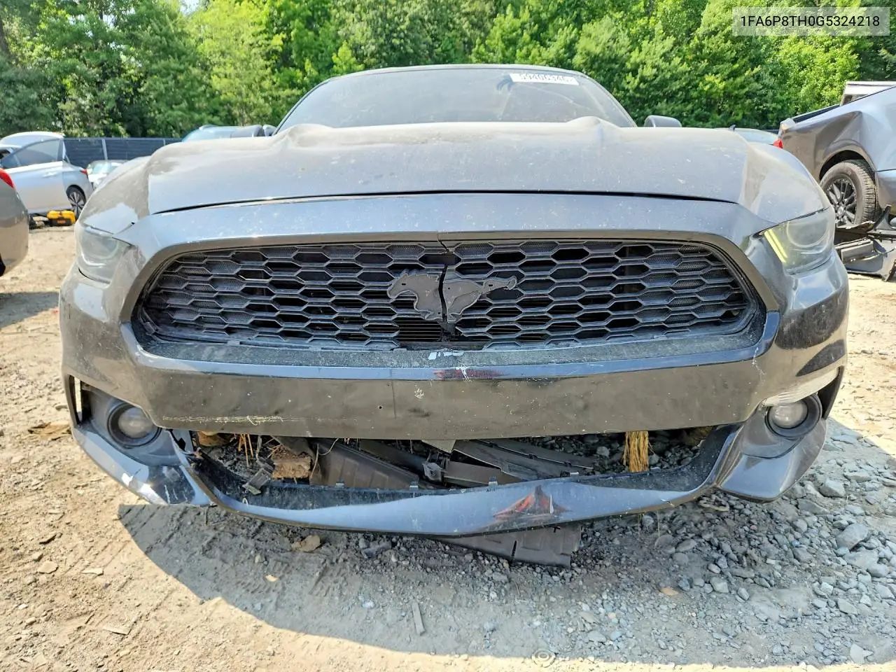 2016 Ford Mustang VIN: 1FA6P8TH0G5324218 Lot: 59406346