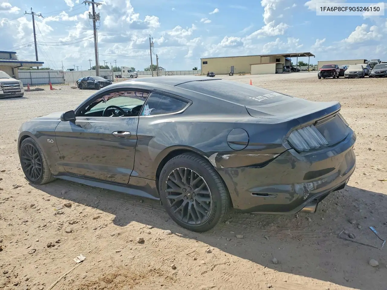 2016 Ford Mustang Gt VIN: 1FA6P8CF9G5246150 Lot: 60173806