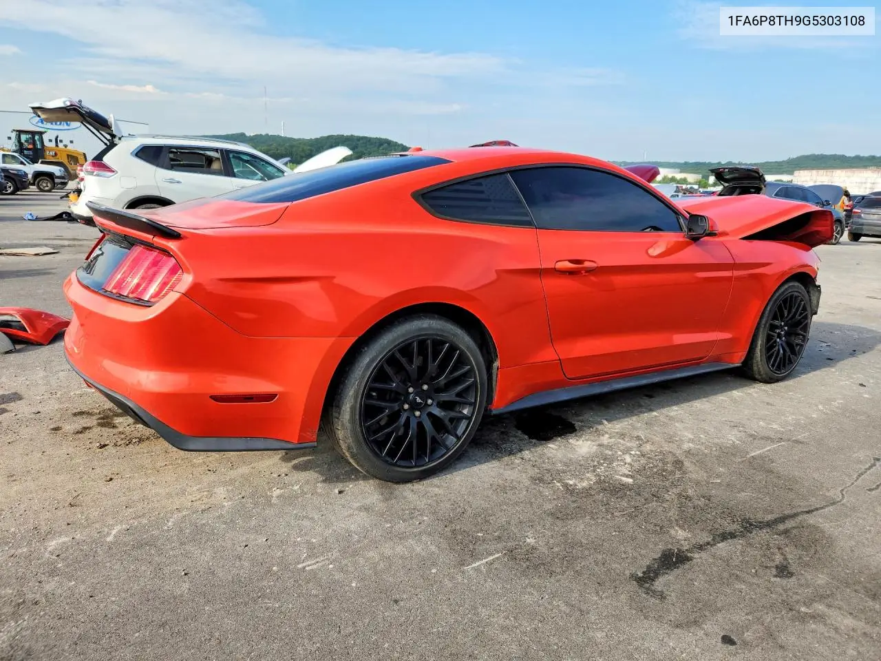 2016 Ford Mustang VIN: 1FA6P8TH9G5303108 Lot: 61182626