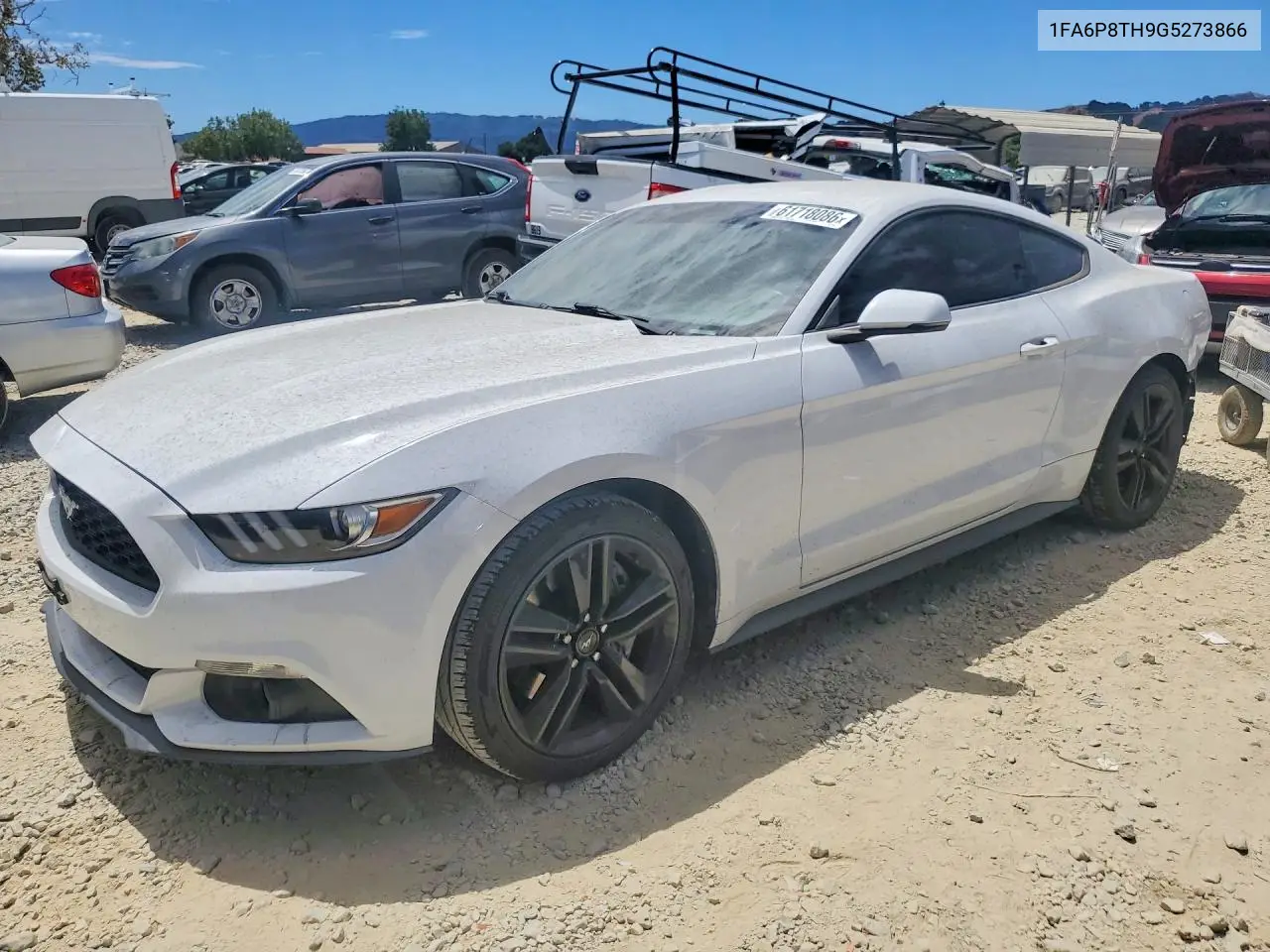 2016 Ford Mustang VIN: 1FA6P8TH9G5273866 Lot: 61718086
