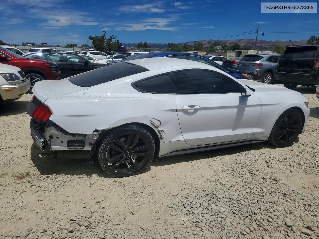 2016 Ford Mustang VIN: 1FA6P8TH9G5273866 Lot: 61718086