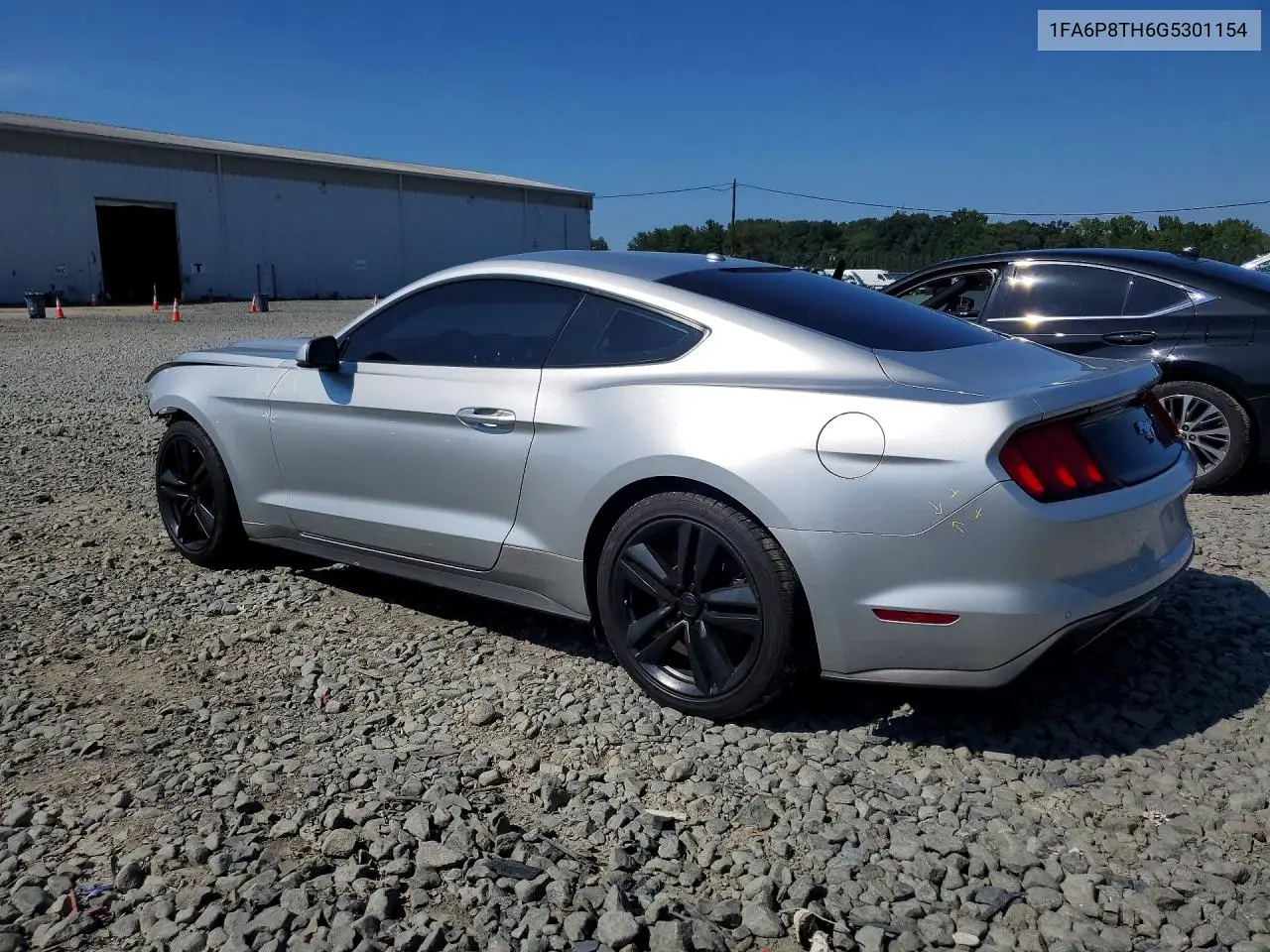 2016 Ford Mustang VIN: 1FA6P8TH6G5301154 Lot: 61902526