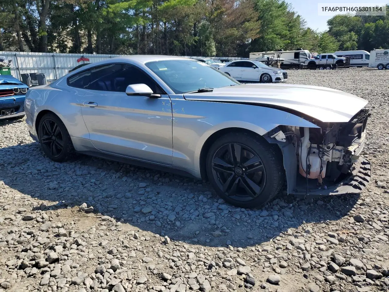 2016 Ford Mustang VIN: 1FA6P8TH6G5301154 Lot: 61902526