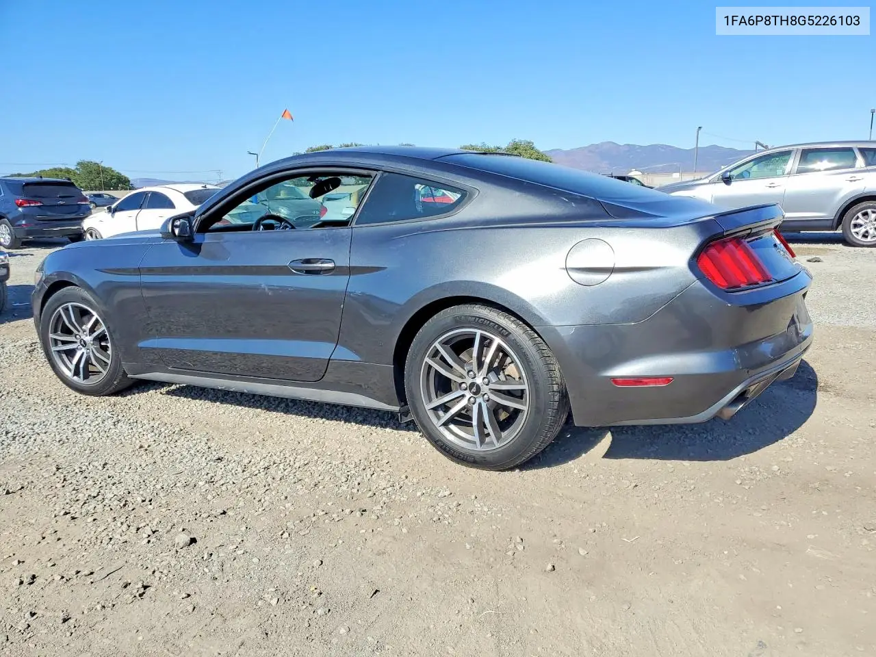 2016 Ford Mustang VIN: 1FA6P8TH8G5226103 Lot: 61922186