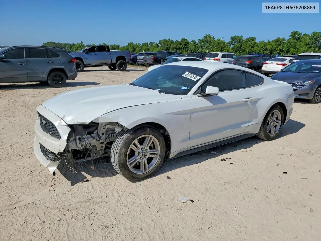 2016 Ford Mustang VIN: 1FA6P8TH6G5208859 Lot: 62032696